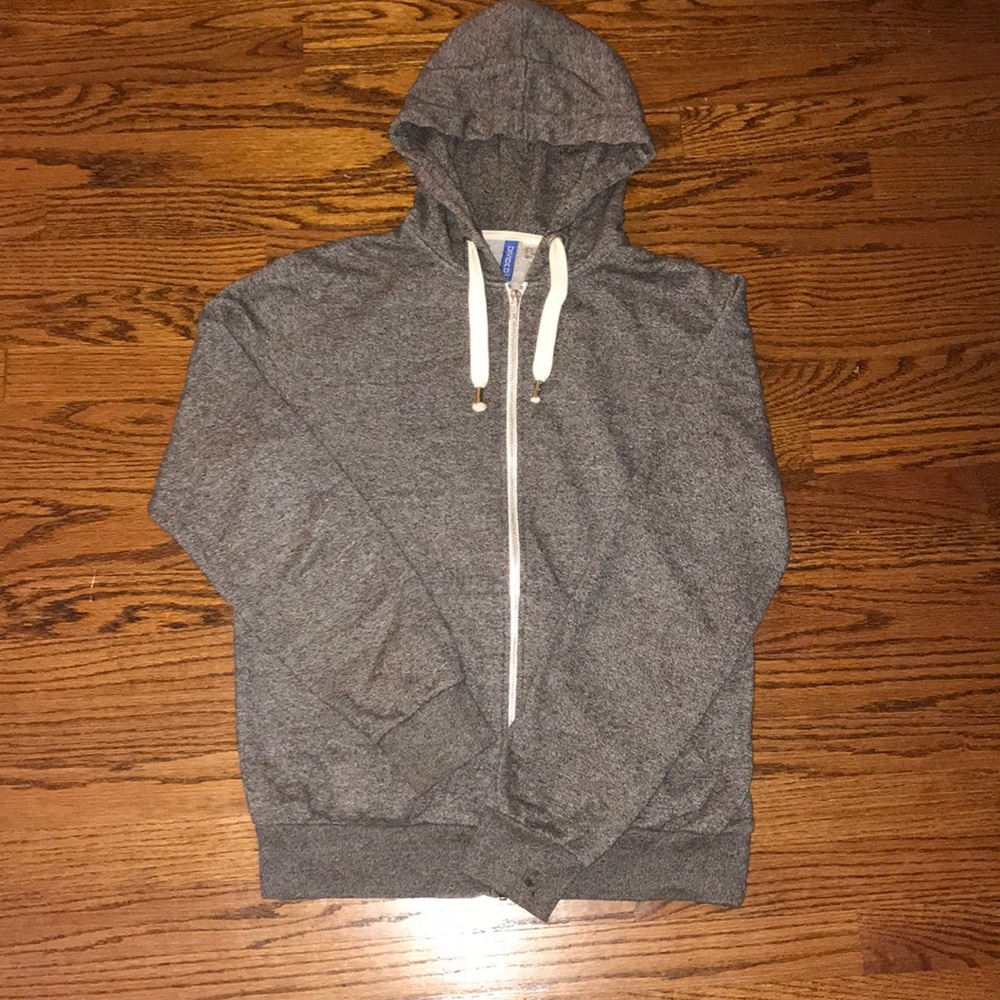 H&M Gray, Soft Zip Up Hoodie